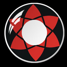 2片装美瞳年抛泉美cos火影 六芒星血轮眼忍者三勾玉cosplay专用美瞳火影忍者美瞳六芒星护理液 六芒星D6-红14.5mm(两片装) 0