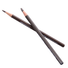 李佳琦化妆师用铅笔式诗婷眉笔防水防汗持久不脱色木质硬芯 黑色02#原厂代削+