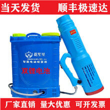 花笙里  喷雾器 电动喷雾器 防疫消毒酒精家用六代八代送风筒农高压打药机大功率喷头锂电池迷弥雾机 14A锂电池喷雾器+14A锂电池8代风筒