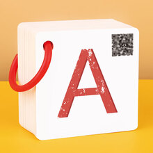 26个英文字母卡片大小写带语音教学小学生儿童启蒙早教卡教具 英文字母卡