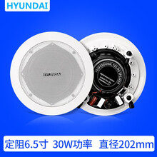 现代同轴背景音乐吊顶吸顶定压喇叭公共广播商铺学校音响高音喇叭 S4定阻喇叭（6.5寸）