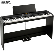Korg科音电钢琴XE20 XE20SP 专业88键逐渐配重重锤自动伴奏电钢琴数码钢琴配双人琴凳耳机 XE20SP（主机+木架+三踏板）