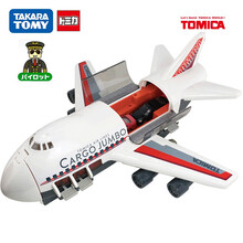 TAKARA TOMY 多美卡汽车大楼电动轨道套装儿童玩具汽车模型停车场声光消防局警察局自动高速公路 喷气式飞机596677