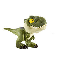 美泰侏罗纪 美泰侏罗纪世界小型收藏恐龙GGN26迷你手指恐龙模型仿真关节可动 绿色霸王龙 【注；散货】