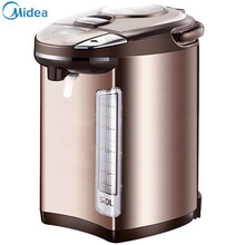 美的（Midea）电热水瓶热水壶电水壶304不锈钢热水瓶5L多段温控双层防烫烧水壶PF704C-50G 企业采购