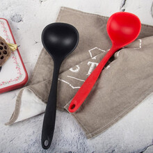 新家谊 电磁炉鸳鸯锅清汤锅 麦饭石不粘锅火锅盆 家用加厚大容量锅具燃气炉通用圆锅 硅胶火锅勺（颜色随机）