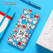 ROCK哆啦A梦手机充电宝10000毫安时大功率移动电源Type-C安卓大容量快充适用iphone12苹果小米华为VIVO/OPPO