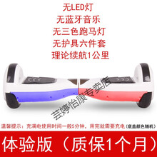 I儿童智能平衡车成年双轮电动代步车学生两轮越野自平行车10寸 单机版白色