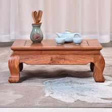 DFJXW F红木家具缅甸花梨（学名：大果紫檀）炕几实木中式炕桌榻罗汉床小茶几桌几角几边几榻榻米桌子 明式小炕几