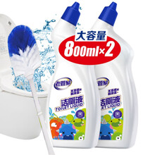 老管家洁厕剂洁厕灵卫生间马桶清洁剂厕所洁厕液除垢洗厕除臭去味剂800ml/瓶*2瓶