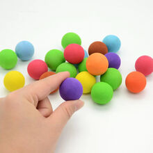 植物大战僵尸玩具 原厂备用软子弹海绵球响过笔写橱锁舞后成长 10个颜色随机 直径3厘米