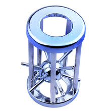 笼中取物魔锁27款烧脑高难度魔术合金解锁笼中星鲁班锁魔球魔戒取刺四方锁回形解环 笼中星 4星