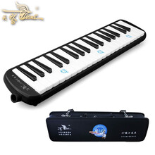 天鹅37键全乐理口风琴小学生专用课堂练习成人初学者专业演奏乐器 37键布包黑色+全套赠品