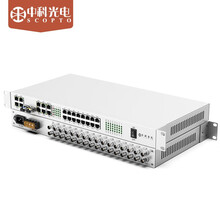中科光电ZHYW-ZK-2XS4GE(GL)32P16E1 综合多业务复用PCM语音光端机16路E1+32路电话+4路千兆网络隔离