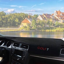 澳优美 AYM 汽车仪表盘防晒垫避光垫定制适用于朗动福睿斯桑塔纳哈佛H6别克丰田本田宝骏五菱传祺-黑色黑边