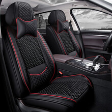 牧饰新款夏季冰丝汽车座垫全包围透气凉垫专车专用耐磨坐垫套 运动黑 奥迪A3A4LA6LA7Q2LQ3Q5LQ7Q8