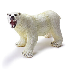 RECUR宠物狗仿真模型金毛犬秋田犬吉娃娃动物摆件儿童玩具 北极熊（RC16053W）