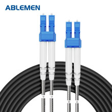 ABLEMEN 野战光缆 LC-LC单模双芯20米铠装分支 级联光纤 BBU/RRU基站跳线