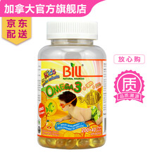 国际	
康加美（BILL）北美进口儿童鱼油软胶囊 香橙味 富含DHA 宝宝EPA营养品 水果味儿童学生鱼油 加拿大BILL水果味儿童深海鱼油胶囊240粒