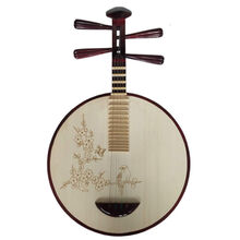 衡乐月琴乐器初学练习月琴乐器民乐乐器专业京剧月琴厂家直销 面板绘画1(带包)