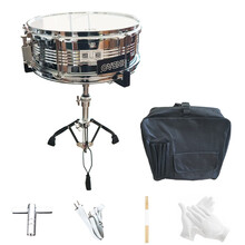 津宝13英寸小军鼓队鼓 金属腔小队鼓 带背带鼓棒架子鼓 军鼓+军鼓包+军鼓架
