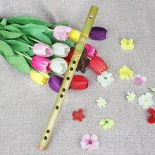 竖笛 竹子6 孔学生儿童初学者演奏六孔竖笛竹笛乐器玉屏箫笛 线雕-竖笛-C调