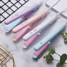 学生迷你小夹板直发器不伤发卷发棒两用烫发器拉直卷发刘海电夹板 NFAB-裸机随机颜色一个 甄选优品