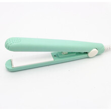 直发器迷你小夹板直发卷发两用女刘海内扣电拉直板夹卷发棒迷小型便携式 薄荷绿【收纳盒】