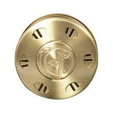 振德（ZHENDE）艾灸盒随身灸家用熏蒸仪器无烟热敷包艾条艾柱铜罐式 铜灸盒