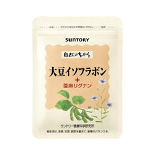 【日本直邮】三得利（Suntory）大豆异黄酮+亚麻木素+维生素E钙补品 90粒