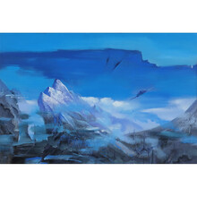 维格列艺术 徐松波 原作油画 《大风景之二》现代简约客厅沙发背景墙画走廊玄关壁画餐厅挂画售楼处艺术画