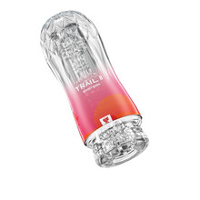 GALAKU 日本飞机杯便携手动男用夹吸真空吮吸自慰器男士成人情趣用品 标准型飞机杯(红色)套餐