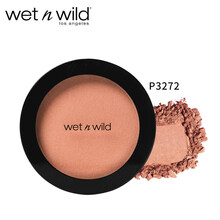 Wet n Wild WNW湿又野腮红wetnwild自然盘元气橘色晒红女 P3272-1杏桃美味 微闪