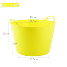 狗狗洗澡盆猫咪浴盆宠物spa浴缸泰迪法斗小狗小型犬专用泡澡桶 【无排水】柠檬黄一适合5斤