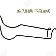 100个一包大棚温室配件高强度热镀锌压顶簧 顶弹簧钢丝顶簧钢丝夹 20*20黑色电泳(四分管)