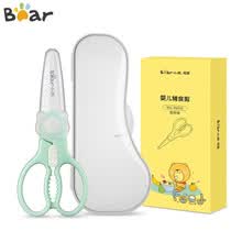 超市	小熊电器（Bear）宝宝辅食剪刀 儿童手动陶瓷食物剪研磨器 婴儿辅食工具 送收纳盒MX-R0002（甜茶绿）