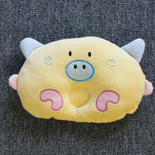 宠物枕头狗狗专用睡觉小枕头法斗抱枕泰迪博美比熊中小型犬猫咪用 椭圆猪猪枕头黄色