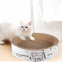 茨格曼 猫抓板猫玩具 猫爪板猫窝磨爪器瓦楞纸猫抓垫磨抓猫窝防猫抓沙发保护猫咪用品 猫盆猫爪板小号 *