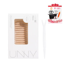 unny双眼皮贴蕾丝隐形无痕自然肿眼泡单眼皮女网纱单双面肉色大眼睛化妆师哑光宽型90枚 unny双眼皮    M码