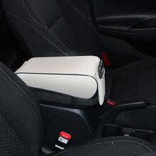 汽车用品汽车扶手箱垫通用型装饰多功能记忆棉手扶箱加高垫套汽车内饰用品 三角形扶手-灰色