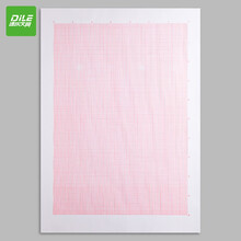 递乐  A2坐标纸桔红色计算纸方格纸绘图纸网格纸多规格标准计算纸对数红色格子毫米格子绘图纸20张 6525