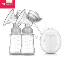 双边电动吸奶器吸乳挤奶器吸力大按摩产后催乳器 母婴用品阿古丽娅 白色