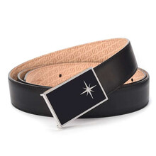 STDupont法国都彭 限量版金沙镶钻海洋之心钻石商务板扣皮带男士腰带 海洋之心51213