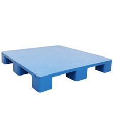 宝舱优品货架托盘仓库托盘塑料叉车托盘栈板 长方形塑料卡板防潮板物流垫仓板 新料大九脚平面1200*800*140