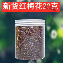 【严选好物】安徽红梅花茶红梅花白梅花绿萼梅新货红梅花人工挑选瓶装20g50g多规格 新货红梅花20克