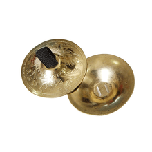 肚皮舞配饰舞蹈表演道具金色铜材小指拨一对手指拔指镲手响钹 金色（2只）单手