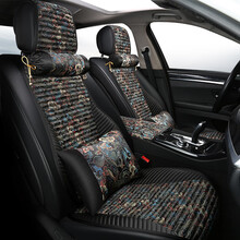 依帆 汽车坐垫座套2021款奥迪Q5L A6L宝马X3X5系帕萨特途观L昂科威天籁座垫 黑色豪华版 奥迪A4L A6L Q5L A3 Q2L Q3Q7