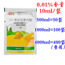 0.01%芸苔素内酯24-表云台素内脂保花保果生长调节剂10ml 500ml