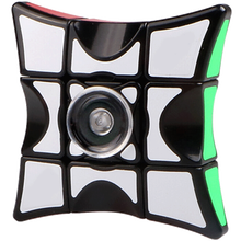 旋转指尖魔方1阶抖音同款炫酷陀螺一阶魔方减压玩具儿童礼物 炫酷黑