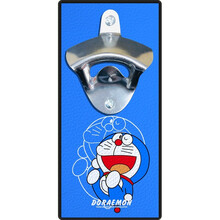 莱珍斯创意啤酒开瓶器冰箱贴磁吸开瓶器壁挂式起子酒吧火锅店个性启瓶器 蓝底叮当猫